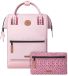 Cabaïa Cabaia Adventurer Medium laptoprugzak / Rugtas / Schooltas - 13 inch - Roze