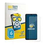 BROTECT Screenprotector 6 Stuks voor ZTE Blade A76 Beschermglas transparant
