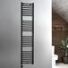 Hudson Reed Kent ECOSO Sèche-serviettes électrique plat – Anthracite – 100 cm x 50 cm - Avec élément simple sur prise