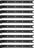 Alberts 862763 heng | zwart | rol Ø14 mm | 400 x 35 mm | Set van 10