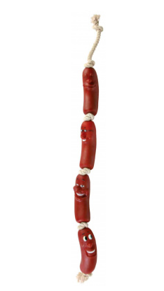 TRIXIE Sausages on a Rope - brown