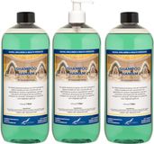 Claudius Cosmetics B.V. Hamam Shampoo 1 liter met witte pomp - set van 3 stuks - voordeelverpakking - haarverzorging