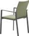Garden Impressions Dallas dining fauteuil stoel carbon black/moss green