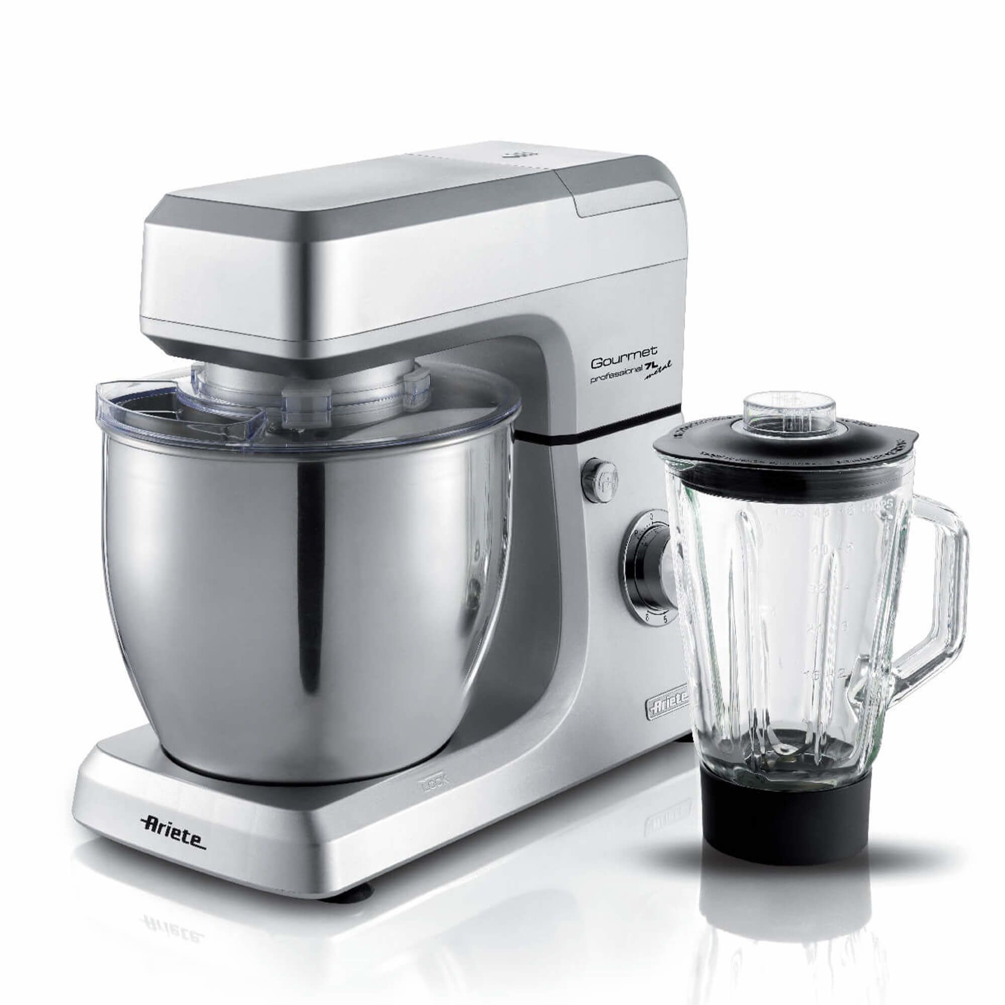 Ariete 1598/10 1200 W Roestvrijstaal Keukenmachine
