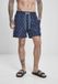 Urban Classics Pattern Skull and Yacht Zwemshorts Blauw Heren M