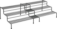 Metaltex Uitschuifbaar Kruidenrek - Zwart - Verstelbare Breedte 28-55 cm