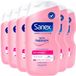 Sanex Douchegel Skin Therapy Anti Dryness - 6 x 450 ml - Voordeelverpakking