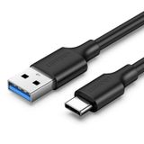 Ugreen 20882 USB-kabel USB 3.2 Gen 1 (3.1 Gen 1) 1 m USB A naar USB C 15W Zwart