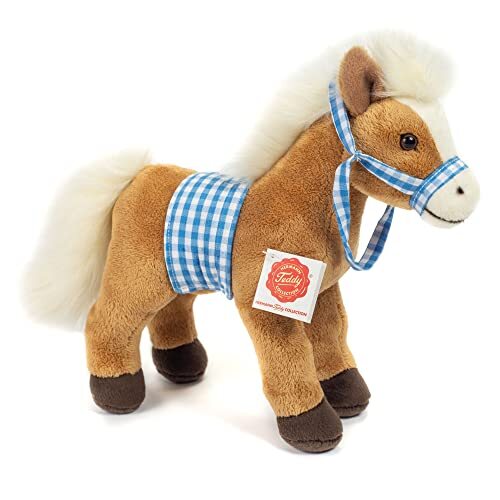 Teddy-hermann Teddy HERMANN ® Paard staand met zadel, 23 cm