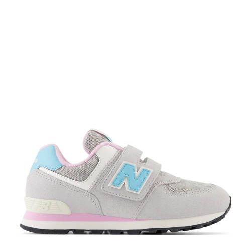 New Balance 574 sneakers grijs/blauw/roze