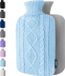 Qomfor - Warmwaterkruik met Gebreide Hoes - 1,8 liter - Blauw