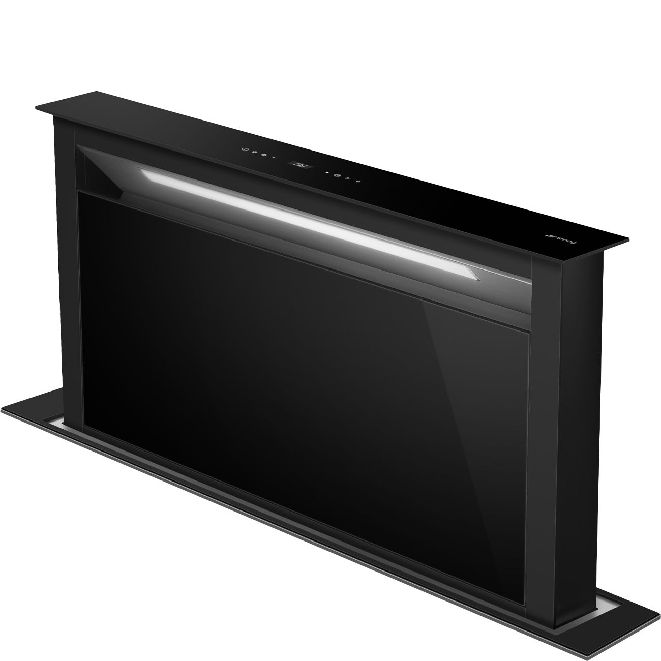 Smeg KDD90CNE2 Downdraft Cooker Hood - Black - 350 m³/uur - A Energy Rating