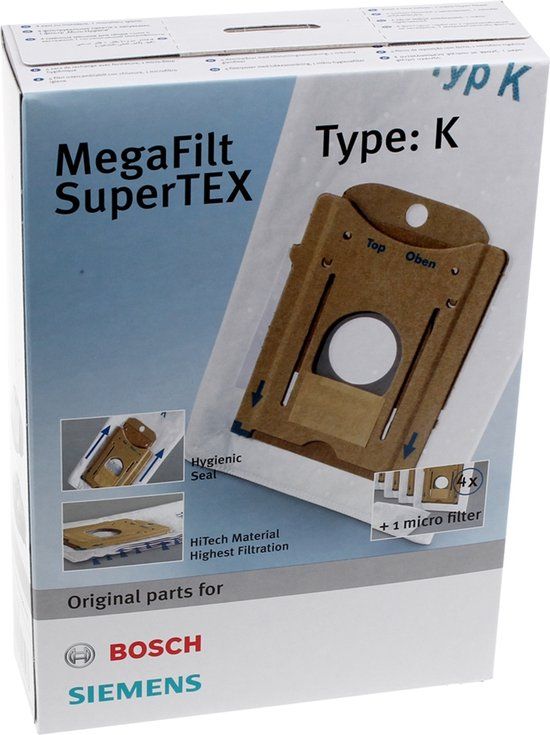 Bosch / Siemens Stofzuigerzakken BBZ41FK VZ41AFK - 4 stuks
