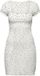 ONLY Jurk ONLHILLARY Korte jurk Vrouwen S Polyester Linnen Gestipt Vierkante hals Korte mouw Bodycon Casual Lente/Zomer 2026