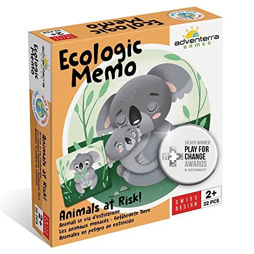 Adventerra Games EcoCic Memory Dieren in blusing - Tafelspel voor kinderen