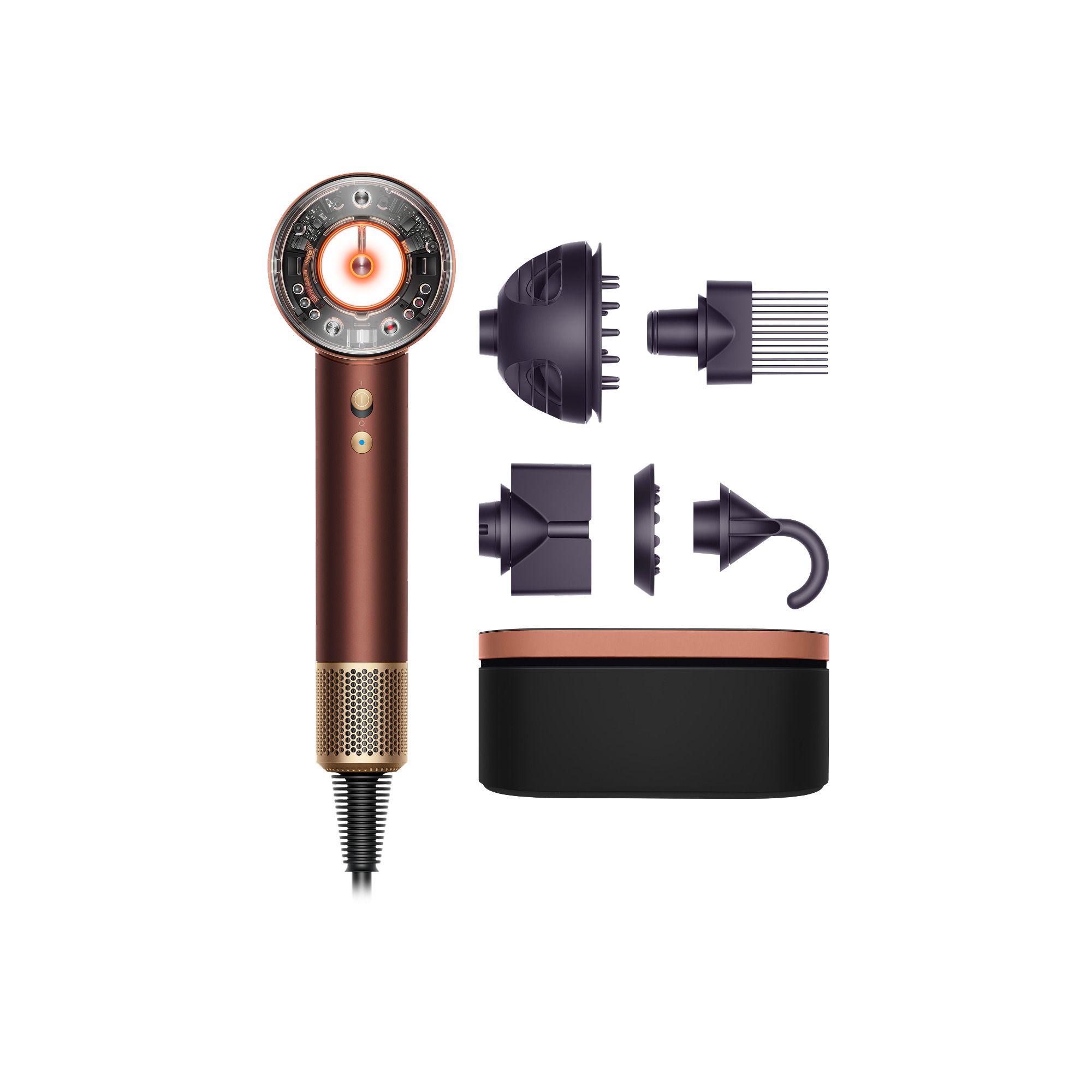 Dyson Supersonic Nural Curly+Coily - Föhn - Amber Silk/Pink Champagne