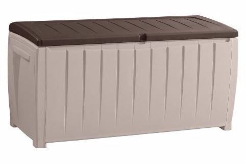 Keter Novel Opbergbox - 340L - Zwart/Grijs