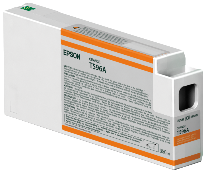 Epson inktpatroon Orange T596A00 UltraChrome HDR 350 ml single pack / oranje
