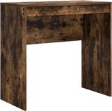 vidaXL Bureau Rook Eiken 80 x 40 x 76 cm