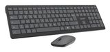 Vultech KM-851W Toetsenbord en Muis Set - RF Draadloos, USB, QWERTY Italiaans, Zwart