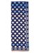 Marie Lund Sjaal blauw / marine / grijs / wit