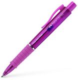 Faber-Castell Balpen Polyball View Electric Fuchsia XB