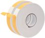 vidaXL Bande adhésive en mousse auto-agrippante blanc 30mm x 5m