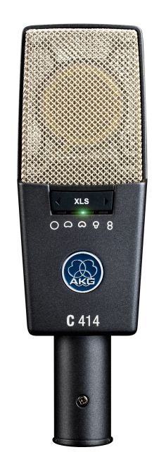 AKG C414 XLS Studio Microfoon - Grijs/Zilver - Bedraad