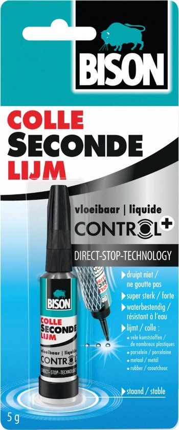 Bison Secondelijm Vloeibaar Control 5g