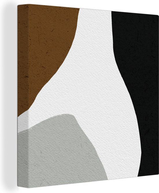 OneMillionCanvasses Canvas Schilderij Minimalisme - Design - Vormen - 90x90 cm - Wanddecoratie