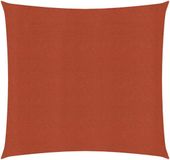 vidaXL Zonnezeil 160 g/m² 7x7 m HDPE Terracotta