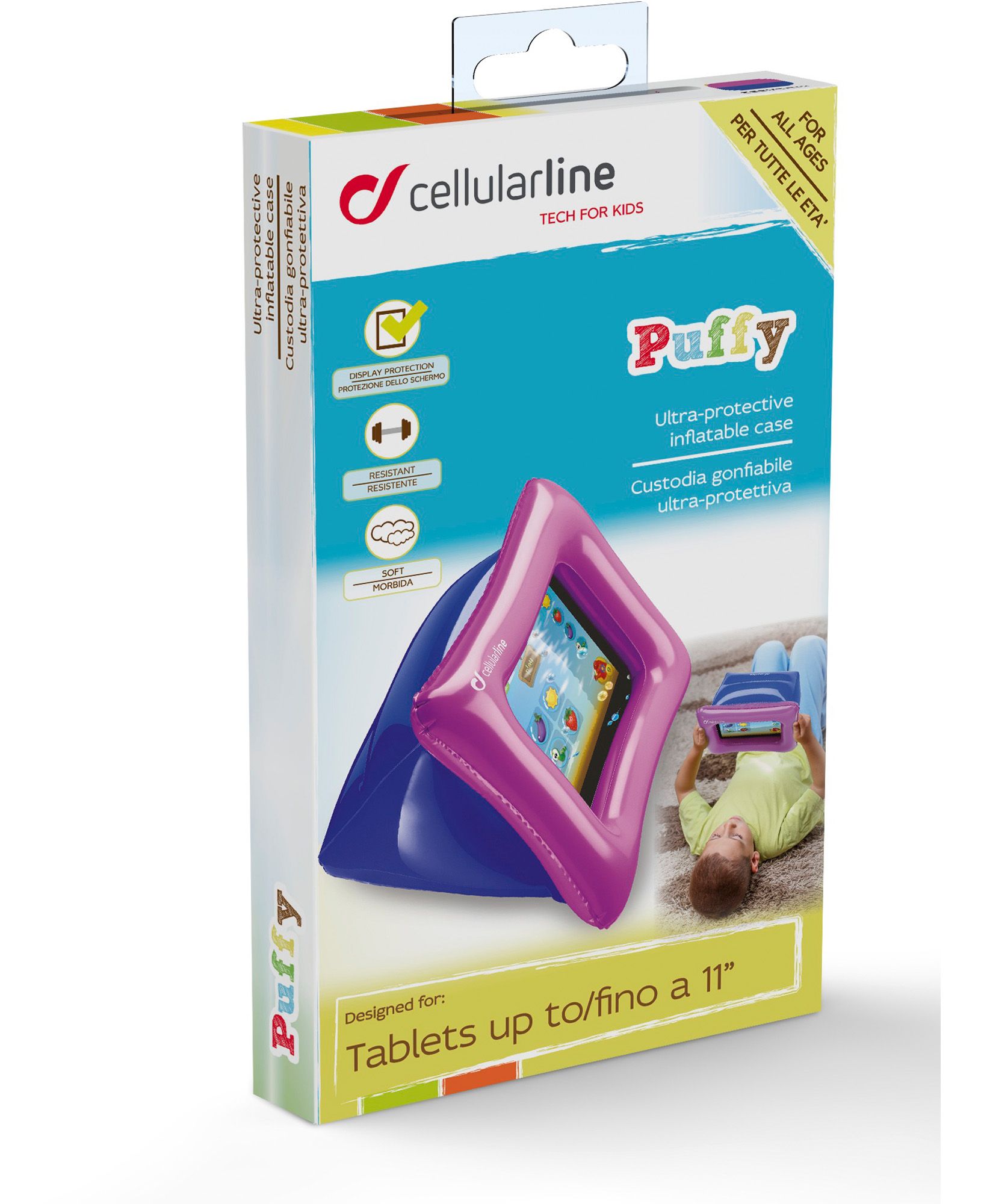 CellularLine KIDCASE2 / - / - / blauw, paars