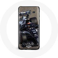 Samsung Etui voor Samsung Galaxy J5 Formule 1 Yuki Tsunoda F1 Driver Blauw Etui