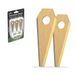 To the South® Lames pour robot tondeuse universelles - Titane - 30 Pièces