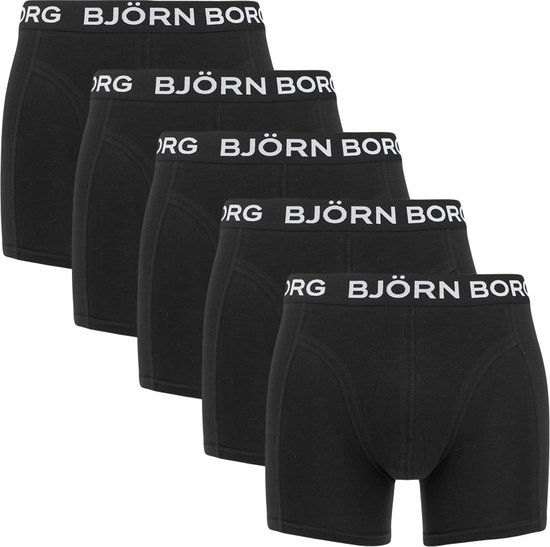 Björn Borg Essential Boxershorts - 5-Pack - Men - XL - Black