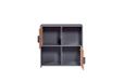 Inter Link - Commode met 2 deuren - dressoir - staand rek - voor slaapkamer, woonkamer - eiken Artisan - antraciet - houtmateriaal - robuust - onderhoudsvriendelijk - Pepeto 2T
