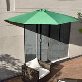 Panda - Parasol halfrond voor balkons of terrassen - Vert