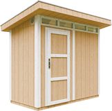 Timbela M901-HARVEST HONEY - LP SmartSide Tuinhuis op houtbasis - 3 m² - L161xL293xH239 cm - met vloer en verf