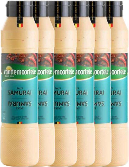 Samurai Saus Vandemoortele - 6 x 1L - Voordeelverpakking