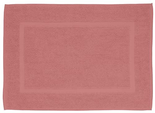 WENKO Badstof Douchemat Paradise Altrosa, badmat, badmat, badmat, katoen, roze, 50 x 0 x 70 cm