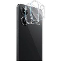 Phonillico® Camerabescherming voor Xiaomi Redmi Note 13 4G [Pack van 2] Gehard glas achteruitrijcamera beschermfolie