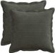vidaXL - Kussensloop - 2 stuks - Antraciet - 35 x 35 cm - Corduroy