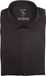 OLYMP No. Six 24/Seven super slim fit overhemd - tricot - zwart - Strijkvriendelijk - Boordmaat: 41