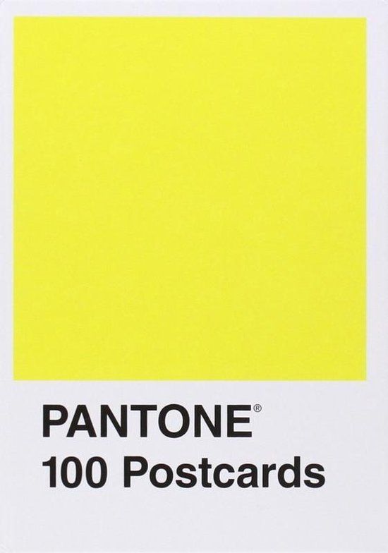 Pantone Postcard Box - 100 kaarten - Geel
