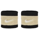 Nike Accessories Swoosh Polsband 2 Eenheden Beige Man