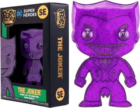 Funko DC Comics POP! Enamel Pin The Joker (Paars) 10 cm - Speciale Editie