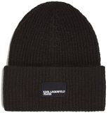 Karl Lagerfeld Jeans KLJ Patch Long Beanie Zwart