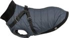 Trixie Hondenjas Pontis Blauw - Geïntegreerd Tuig, Fleece Voering - 40 cm