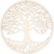 Solidchoice - Décoration murale en bois Arbre de Vie - 28cm