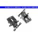 ATE Étrier De Frein 24.3384-1731.5 Audi 8e0 615 423
